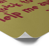 Konijnenbos Kinder Christelijke gebeden op groen | Poster (Hoek)