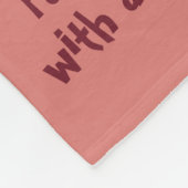 Konijnenbos Kinder Christelijke gebeden op roze | Fleece Deken (Hoek)