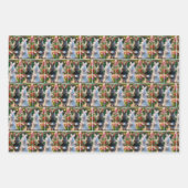 Konijnenbruid en bruidegom inpakpapier vel (Voorkant 3)