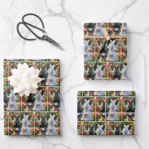 Konijnenbruid en bruidegom inpakpapier vel