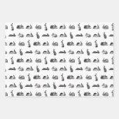 konijnenbundels maken een aangepaste ACHTERGRONDK Inpakpapier Vel (Voorkant 3)