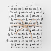  konijnenbundels maken een aangepaste ACHTERGRONDK Inpakpapier Vel (In situ)