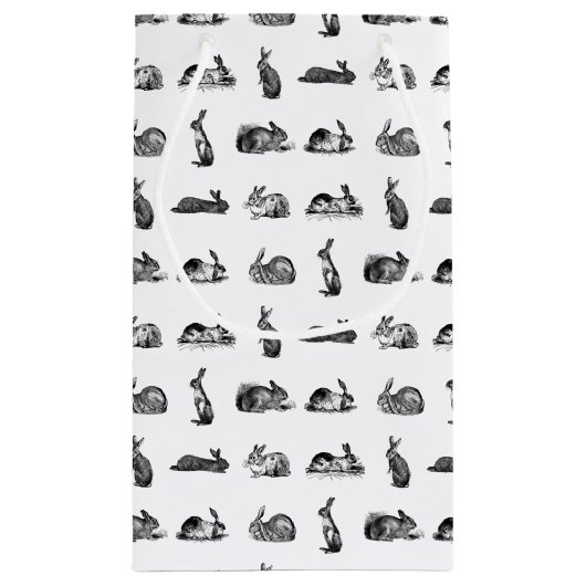  konijnenbundels maken een aangepaste ACHTERGRONDK Klein Cadeauzakje (Achterkant)