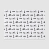  konijnenbundels maken een aangepaste ACHTERGRONDK Tissuepapier (Voorkant)