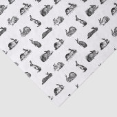 konijnenbundels maken een aangepaste ACHTERGRONDK Tissuepapier (Detail)