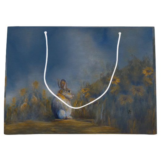 konijnencadeautas groot cadeauzakje (Voorkant)