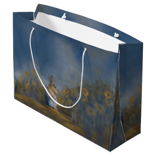 konijnencadeautas groot cadeauzakje (Achterkant Gekanteld)