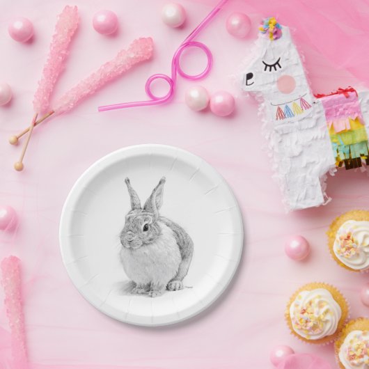 konijnendag papieren bordje (Feest)