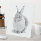 konijnendag reclamebord met voetstuk (Insitu)