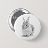 konijnendag ronde button 5,7 cm (Voorkant /achterkant)