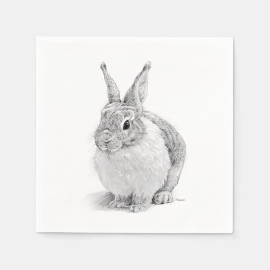 konijnendag servet (Voorkant)