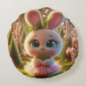 konijnendame rond kussen (Achterkant)