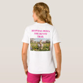 Konijnendans Meisjes Pasen T-Shirt (Achterkant volledig)