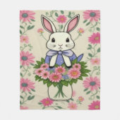 konijnendeken fleece deken (Voorkant)