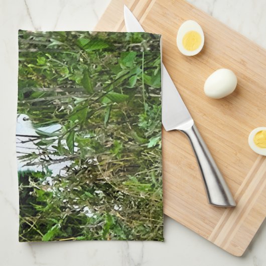 konijnendier theedoek (Quarter Fold)