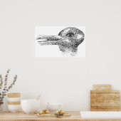 Konijnendoosje is een konijn of is het een poster (Keuken)