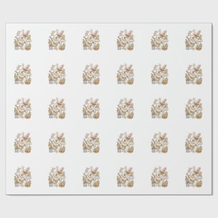 Konijnenei, maar heb je het grappig geverfd Schatt Cadeaupapier