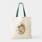 Konijnenei Madeliefje Bloem Tote Bag (Achterkant)