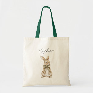 Konijnenei Madeliefje Bloem Tote Bag
