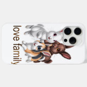 Konijnenfamilie  Case-Mate iPhone case (Achterkant (horizontaal))