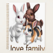Konijnenfamilie Planner (Voorkant)