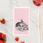  konijnenfamilie - tekening servet (Insitu)