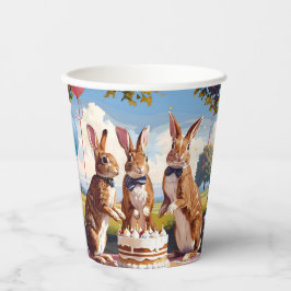 Konijnenfeest Papieren Bekers