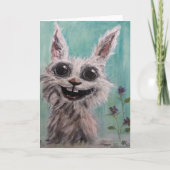 Konijnengevouwen Wenskaart Kaart (Voorkant)