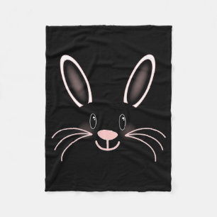Konijnengezicht baby t-shirt fleece deken