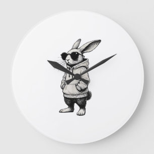 Konijnengezicht met zonnebril Pasen voor jongens m Grote Klok