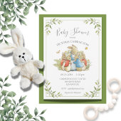 konijnengroen Baby shower Kaart