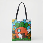 konijnenhok tote bag (Voorkant)