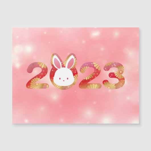 Konijnenjaar 2023, Chinees nieuwjaar, (Voorkant)