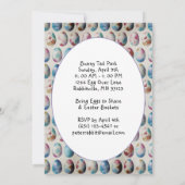 Konijnenkabouter in mand paaseierjacht kaart (Achterkant)