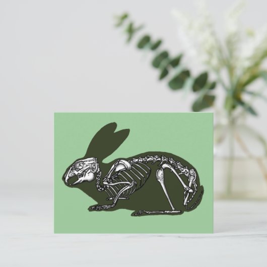 konijnenkelet briefkaart (Staand voorkant)