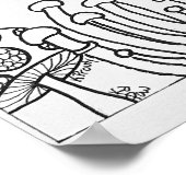 Konijnenkleur Poster 16 "x24" (Hoek)