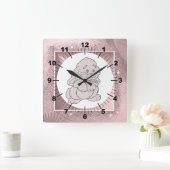 Konijnenklok Vierkante Klok (Huis)