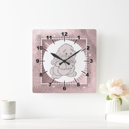 Konijnenklok Vierkante Klok (Huis)