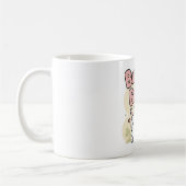 Konijnenknoppen Zachte Pastel Lente Koffiemok (Links)
