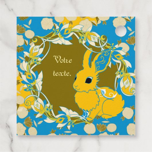 Konijnenkokko Bedankjes Labels (Achterkant)