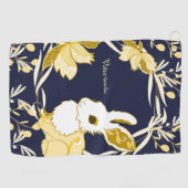 Konijnenkokko Golfhanddoek (Horizontaal)