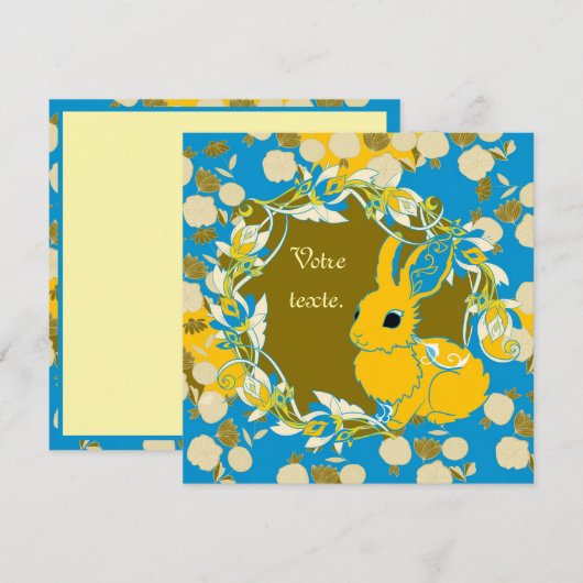 Konijnenkokko Kaart (Voorkant / Achterkant)