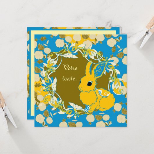 Konijnenkokko Kaart (Voorkant / Achterkant in situ)