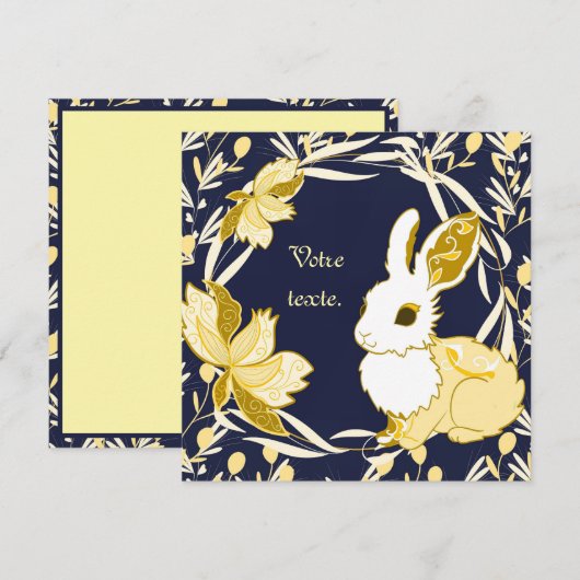 Konijnenkokko Kaart (Voorkant / Achterkant)