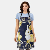 Konijnenkokko Schort (Gedragen)