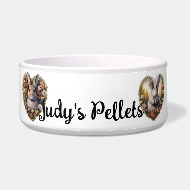 Konijnenkom Voerbakje (Voorkant)