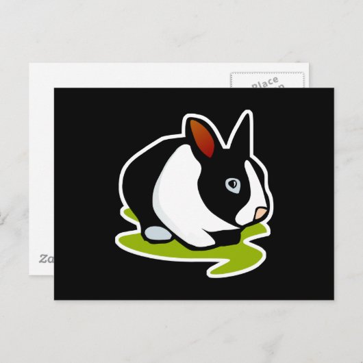 konijnenkonijn briefkaart (Voorkant / Achterkant)
