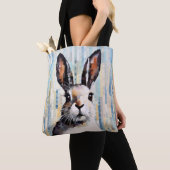 Konijnenkonijn Dier Art Decor Verf Tote Bag (Dichtbij)
