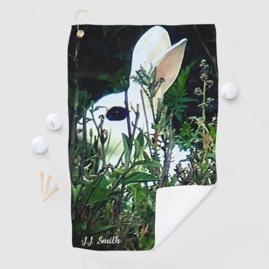 Konijnenkonijn Dier Golf Handdoek (Insitu)