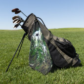 Konijnenkonijn Dier Golf Handdoek (Groen)